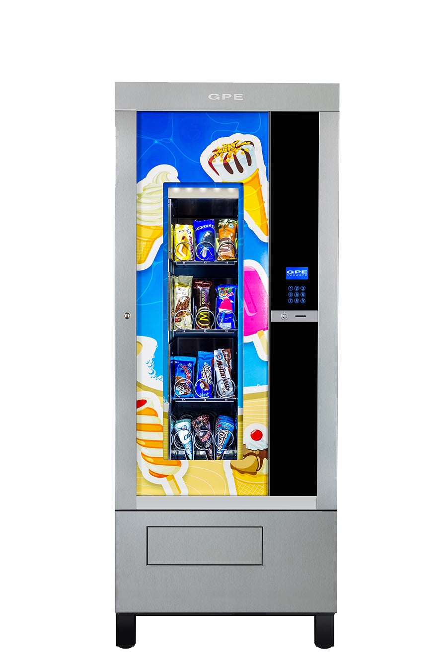 Eisautomat EISI Small – 12 Sorten, Kühlung & Sichtscheibe