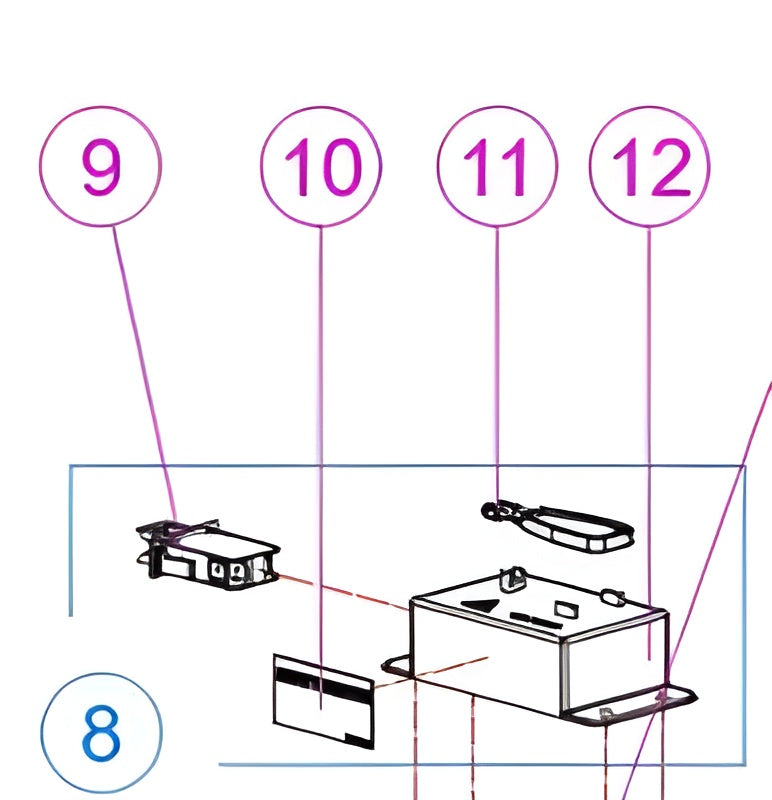 Gehäuse einzeln – Sicherheitsbox / Safety Box SandenVendo Automaten