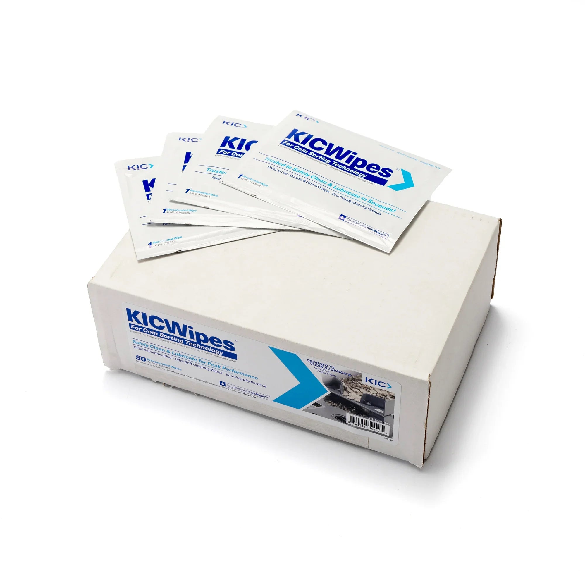 hochwertig K2-WLT50CM KIC WipesTM Coin Mechanism Cleaning Wipes 50st jetzt kaufen