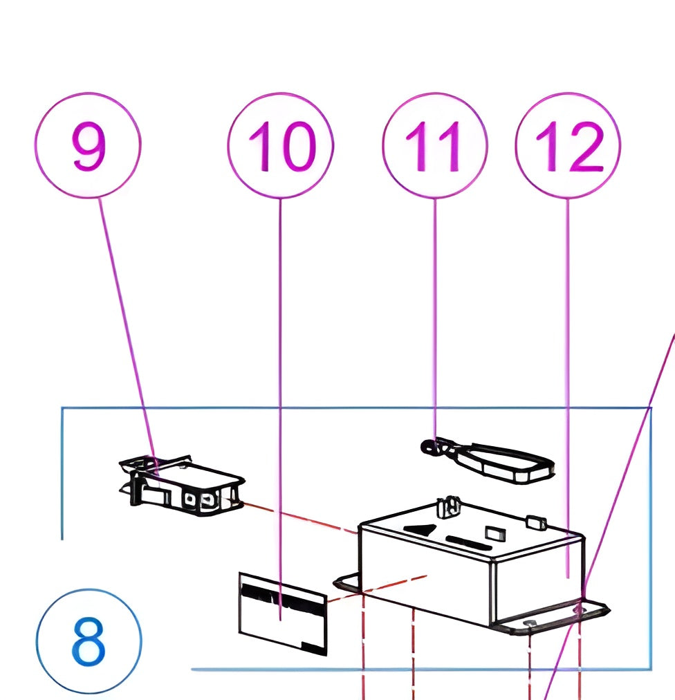 Gehäuse einzeln für Sicherheitsbox – SandenVendo Automaten