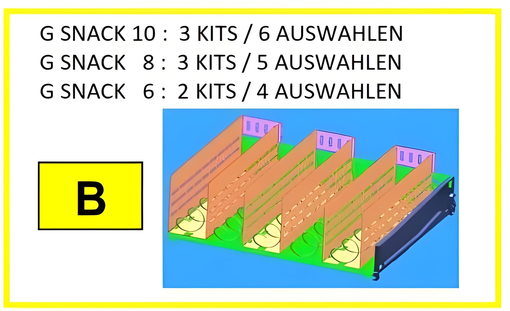 Sandwich Produkttrennwand 107 mm – Führung für Sanden Vendo Automaten