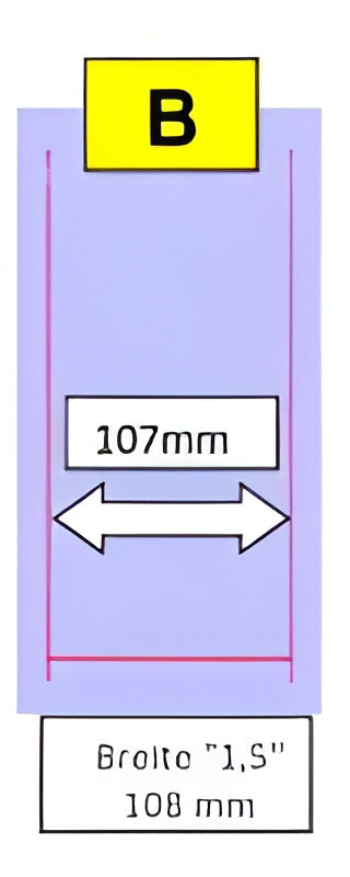 Sandwich Produkttrennwand 107 mm – Führung für Sanden Vendo Automaten