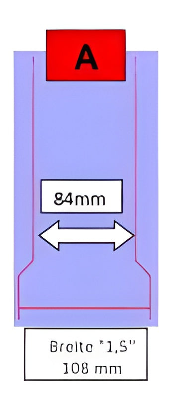Sandwich Produkttrennwand 84 mm breitTitle