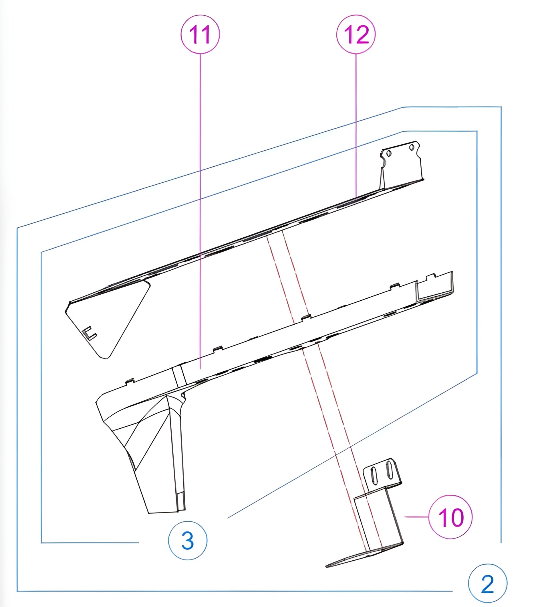Befestigungsbügelhalter für Münzrutsche – SandenVendo Outdoor Automaten