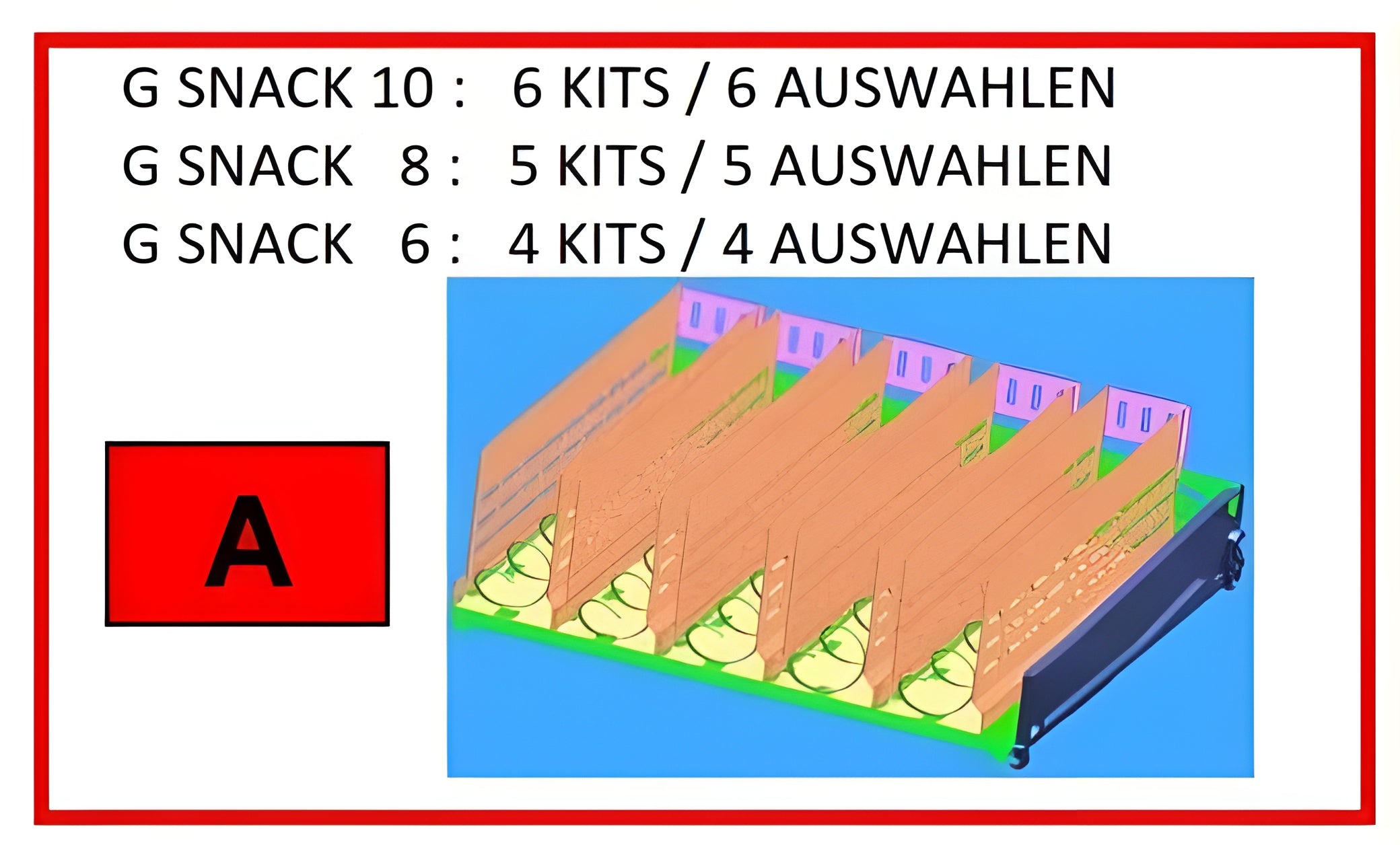 Sandwich Produkttrennwand 84 mm breitTitle